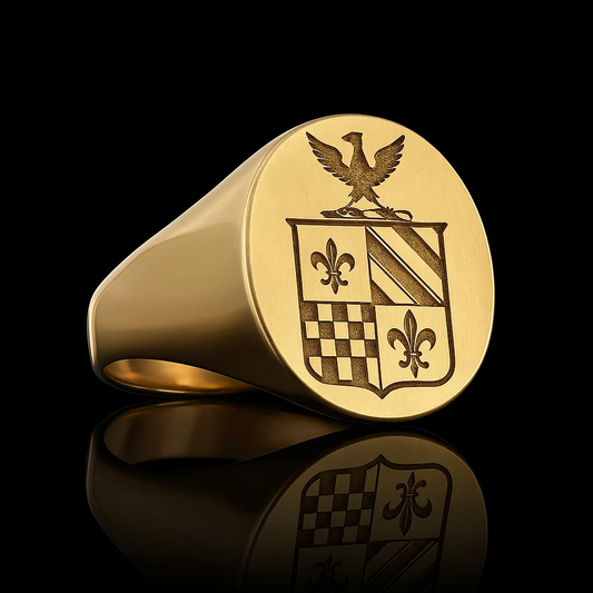 Engraved Legacy Crest Ring