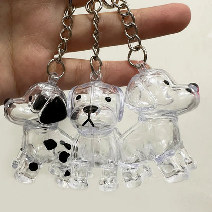 2 Pcs Dog Hair Storage Pendant Keychain