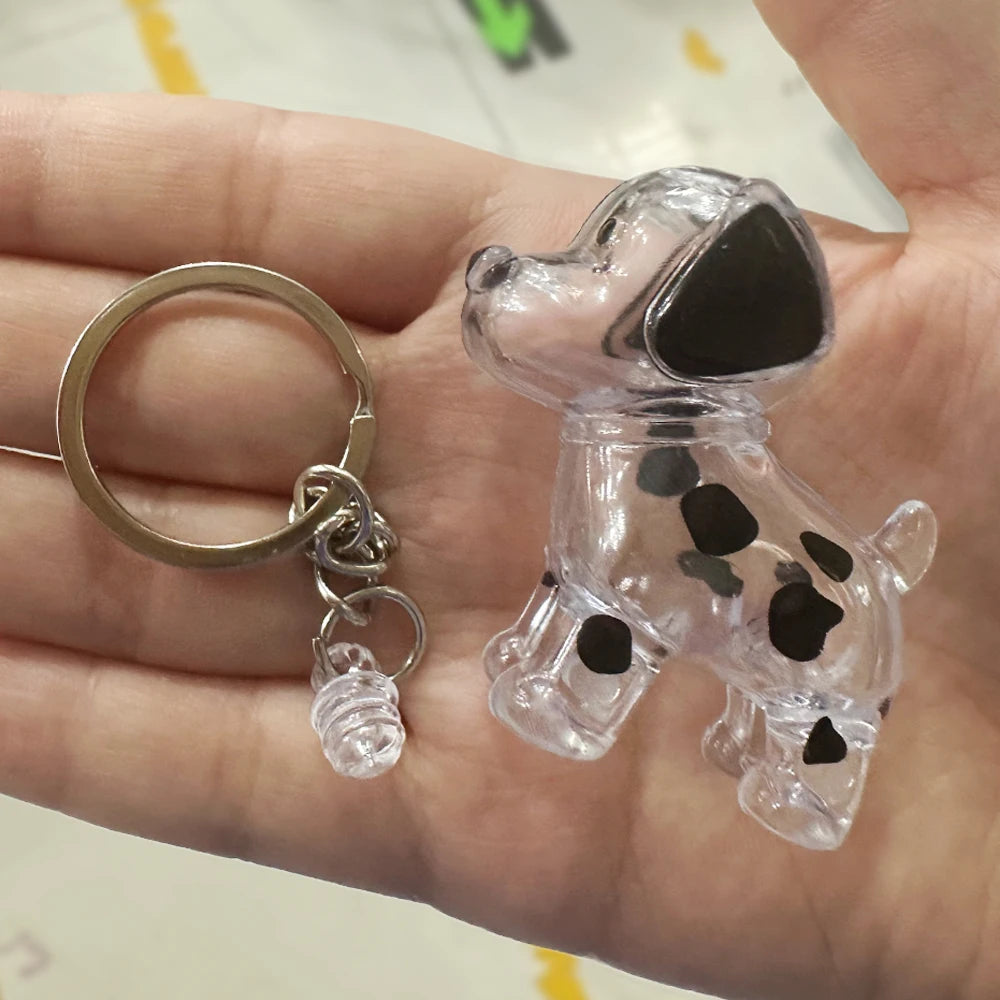 2 Pcs Dog Hair Storage Pendant Keychain