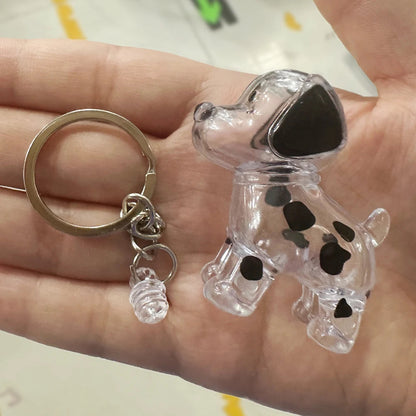 2 Pcs Dog Hair Storage Pendant Keychain