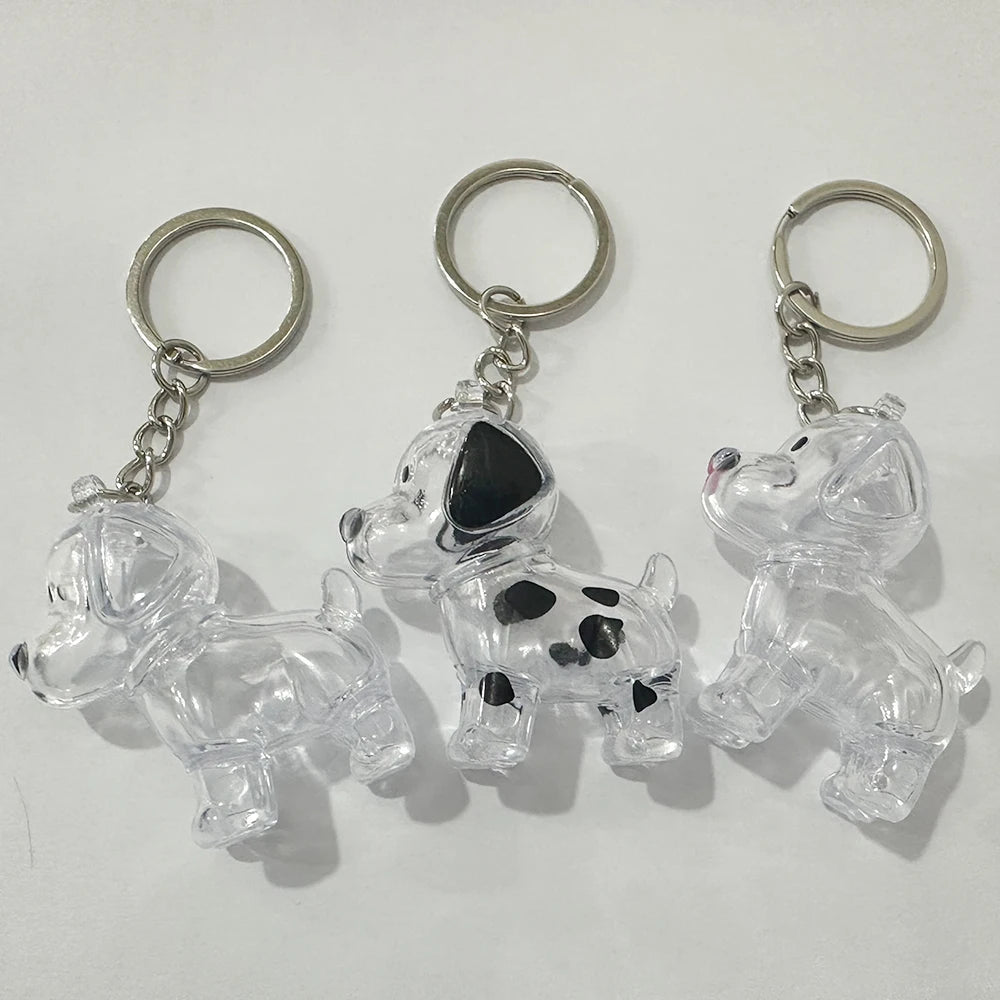 2 Pcs Dog Hair Storage Pendant Keychain