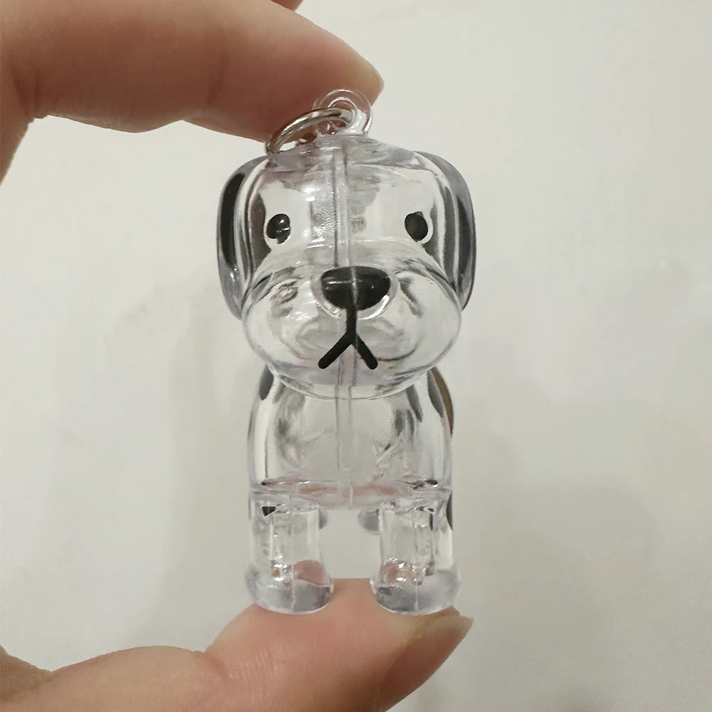 2 Pcs Dog Hair Storage Pendant Keychain